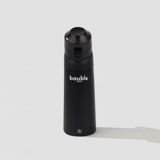 Crystal-clear iPhone 14 cover with shockproof TPU edges and a customizable E-Ink panel