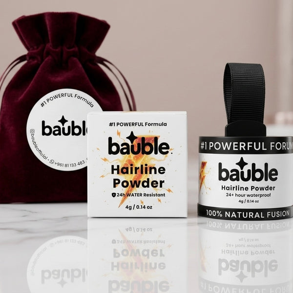 The #1 POWERFUL Hairline Powder - 24 Hours -WATERPROOF-
